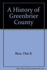 A History of Greenbrier County