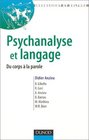 Psychanalyse et langage  Du corps  la parole