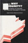 Why Disunity An Analysis of Linguistic and Regional Cleavages in  Canada