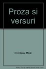 Proza si versuri