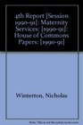 4th Report  Maternity Services  House of Commons Papers