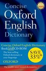 Concise Oxford English Dictionary Book  CDROM Set