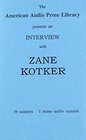 Zane Kotker Interview