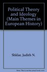 Political Theory and Ideology