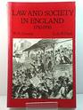 Clark Law and Society in England 17501950