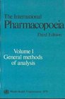 The International Pharmacopoeia Volume 1