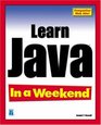 Learn Java In a Weekend