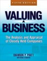 Valuing a Business 5th Edition