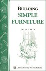 Building Simple Furniture  Storey Country Wisdom Bulletin A06