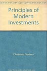 Principles of Modern Investments