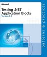 Testing NET Application Blocks