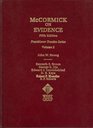 McCormick on Evidence Fifth Edition Vol 2
