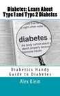 Diabetes Learn About Type 1 and Type 2 Diabetes Diabetics Handy Guide to Diabetes