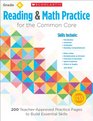 Reading and Math Practice Grade 4 200 TeacherApproved Practice Pages to Build Essential Skills