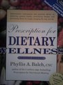 Prescription for Dietary Wellness Second Edition