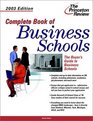Complete Book of Business Schools 2003 Edition