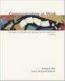 Communicating at Work Principles and Practices for Business and the Professions with Free Student CDROM