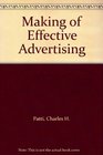 Making of Effective Advertising