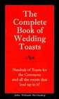 The Complete Book of Wedding Toasts