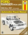 Ford Ranger  Mazda PickUps Automotive Repair Manual 1993 Thru 1997