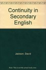 Continuity in Secondary English