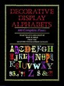 Decorative Display Alphabets