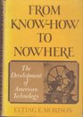 From Know How to Nowhere Development of American Technology