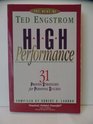 The Best of Ted Engstrom High Performance