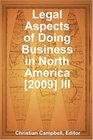 Legal Aspects of Doing Business in North America  III