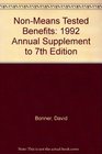 NonMeans Tested Benefits 1992 Annual Supplement to 7th Edition