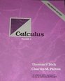 Calculus Preliminary