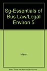 Study Guide to Accompany Essentials of Business Law and the Legal Environment