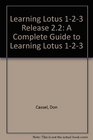 Learning Lotus 123 Release 22 Phc