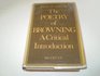 The poetry of Browning A critical introduction