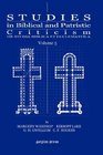 Studies in Biblical and Patristic Criticism or Studia Biblica et Ecclesiastica  Vol 5 of 5