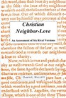 Christian Neighbor Love An Assessment of Six Rival Versions