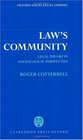 Law's Community Legal Theory in Sociological Perspective