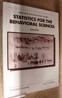 Instructor's manual with test bank and solutions to accompany statistics for the behavioral sciences A first course for students of psychology and education