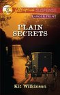 Plain Secrets (Love Inspired Suspense, No 302) (Larger Print)
