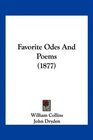 Favorite Odes And Poems