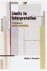 Limits to Interpretation The Meanings of Anna Karenina