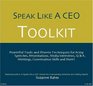 Speak Like a CEO Toolkit