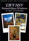 Tiffany Stained Glass Windows 16 Art Stickers