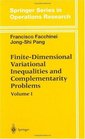 FiniteDimensional Variational Inequalities and Complementarity Problems I