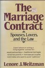 MARRIAGE CONTRACT THE COUPLES LOVERS AND THE LAW