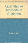 Quantitative Methods in Business