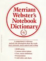 MerriamWebster's Notebook Dictionary