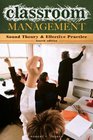 Classroom Management Sound Theory and Effective Practice Fourth Edition