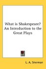 What is Shakespeare An Introduction to the Great Plays