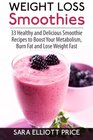 Weight Loss Smoothies 33 Healthy and Delicious Smoothie Recipes to Boost Your Metabolism Burn Fat and Lose Weight Fast
